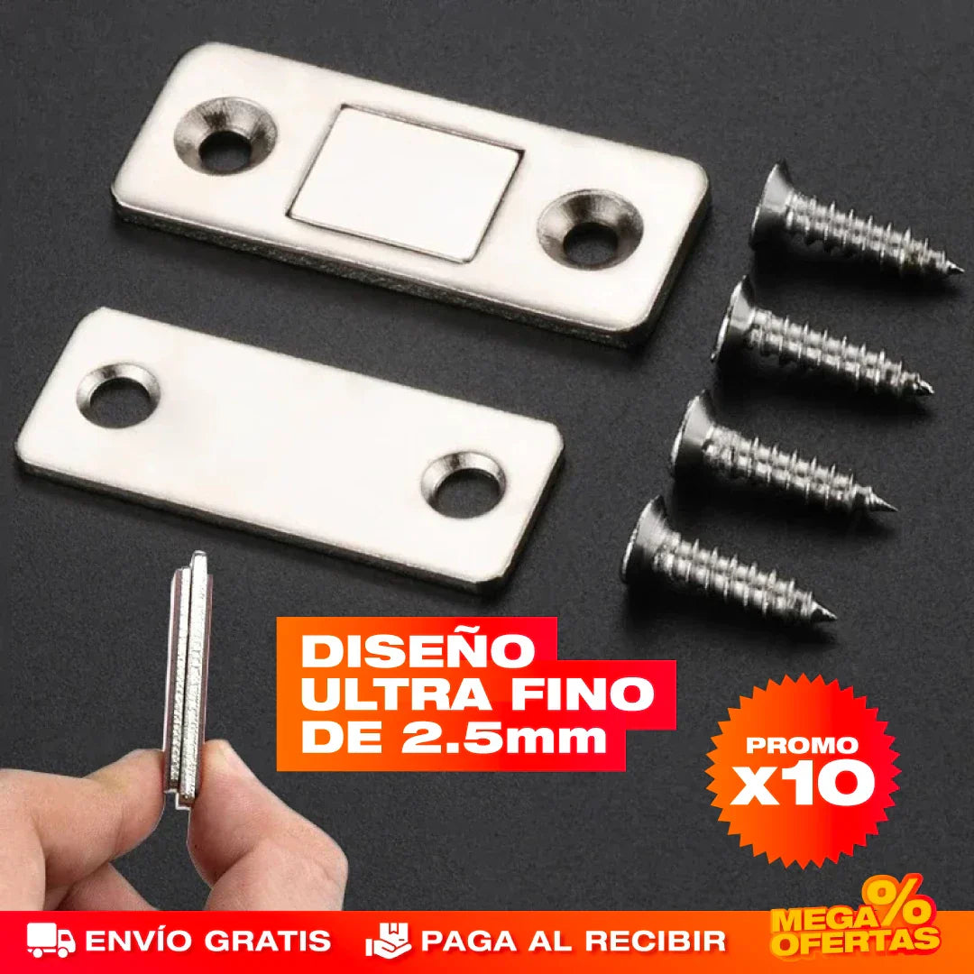 MAGLOCK™ - SET X10 CIERRES MAGNÉTICOS ULTRAFINOS + ENVÍO GRATIS📦