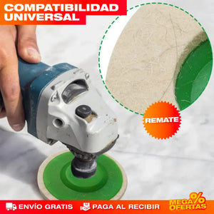 GLOSSPRO™ - SET DE DISCOS PULIDORES DE LANA + ENVÍO GRATIS📦