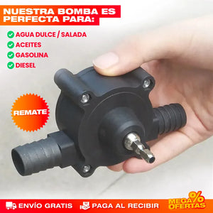 DRILLJET™ - CONVERTIDOR DE TALADRO A BOMBA DE AGUA