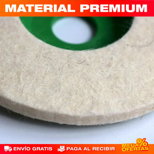 GLOSSPRO™ - SET DE DISCOS PULIDORES DE LANA + ENVÍO GRATIS📦