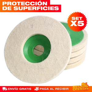 GLOSSPRO™ - SET DE DISCOS PULIDORES DE LANA + ENVÍO GRATIS📦
