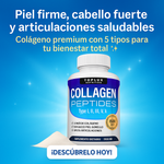 COLLAGEN PEPTIDES™ - 90 CÁPSULAS DE 1800 MG| COLÁGENO HIDROLIZADO PARA MOVERTE Y LUCIR MEJOR 🌟