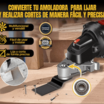 GRINDFIT™ - KIT ADAPTADOR PARA AMOLADORA: CORTA, LIJA Y PULE + ENVÍO GRATIS📦