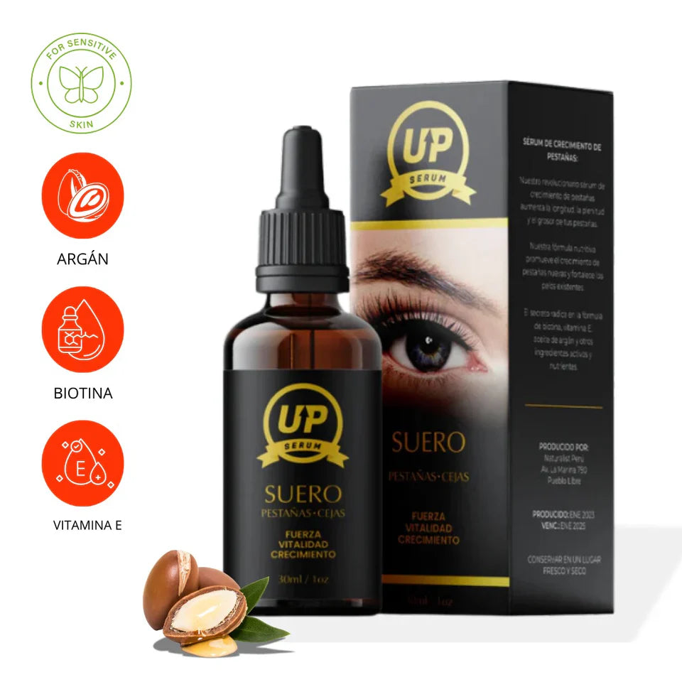 SERUM UP™- ALARGAMIENTO DE PESTAÑAS Y CEJAS + ENVÍO GRATIS📦