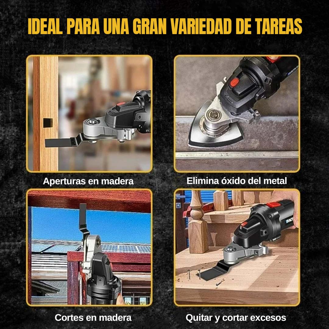 GRINDFIT™ - KIT ADAPTADOR PARA AMOLADORA: CORTA, LIJA Y PULE + ENVÍO GRATIS📦